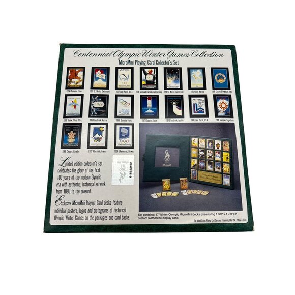 Centennial Olympic Winter Games Collector’s Edition Micromini Playing Cards Set - Picture 2 of 5